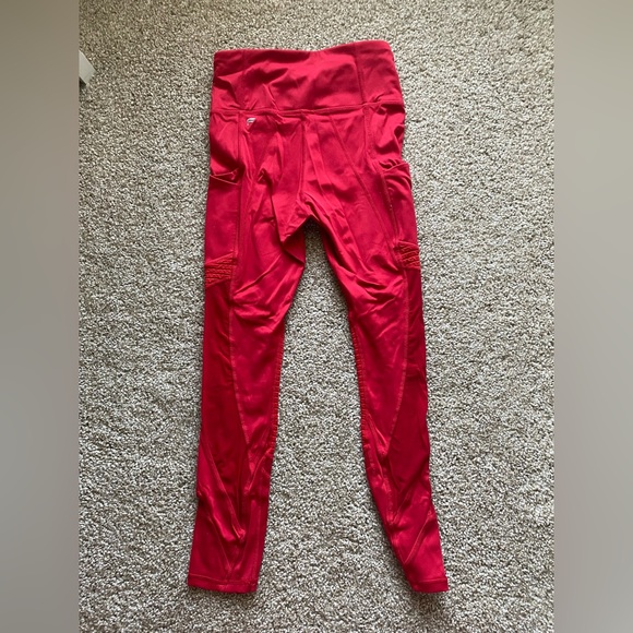 Red Fabletics leggings - Picture 2 of 3